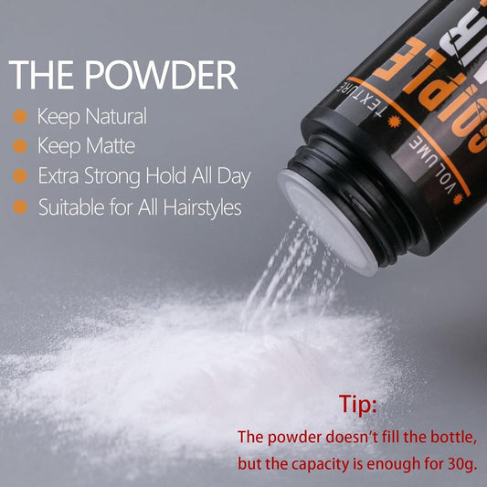 Goiple volumizing texture powder bottle close up