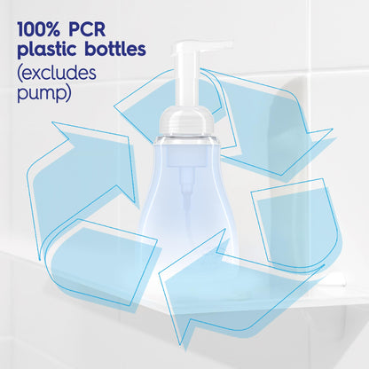 Authentic USA sourced Dial defense foaming hand soap showing secure cap and packaging details