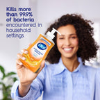 Dial Antibacterial Liquid Hand Soap 4 Pack bottles side angle