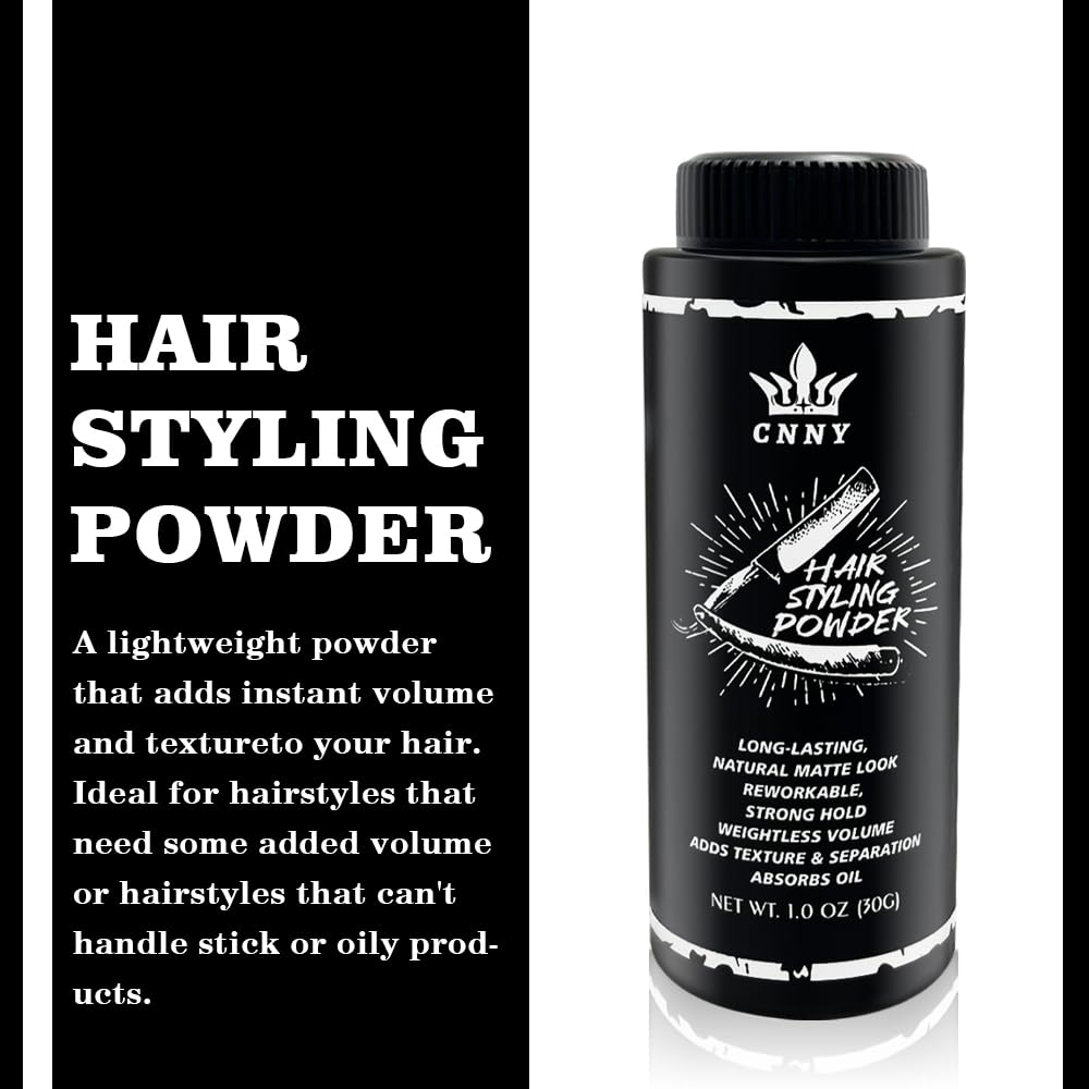 Crownnaturally styling powder application on hair roots