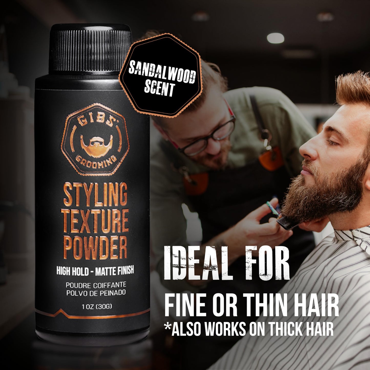 Gibs Grooming texture powder for men and women