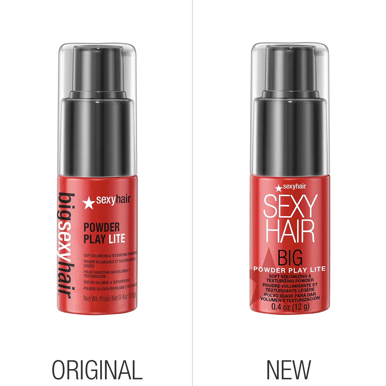 Texture and volume results using SexyHair Big Powder Play Lite