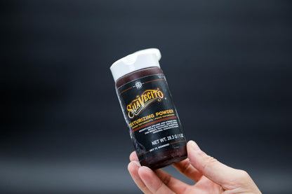 Suavecito hair powder product label and details