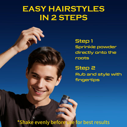 Close up of hair texture powder for volume