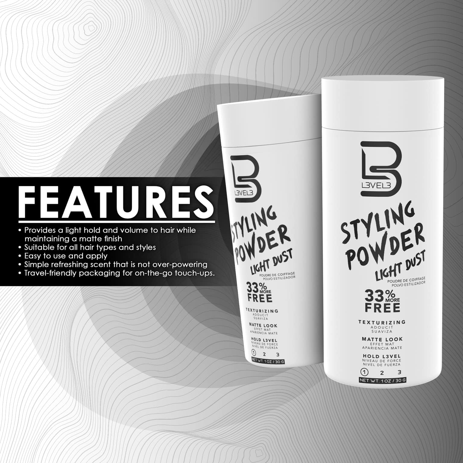L3 styling powder natural matte finish application