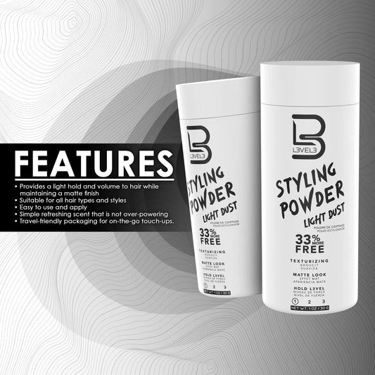 L3 styling powder natural matte finish application