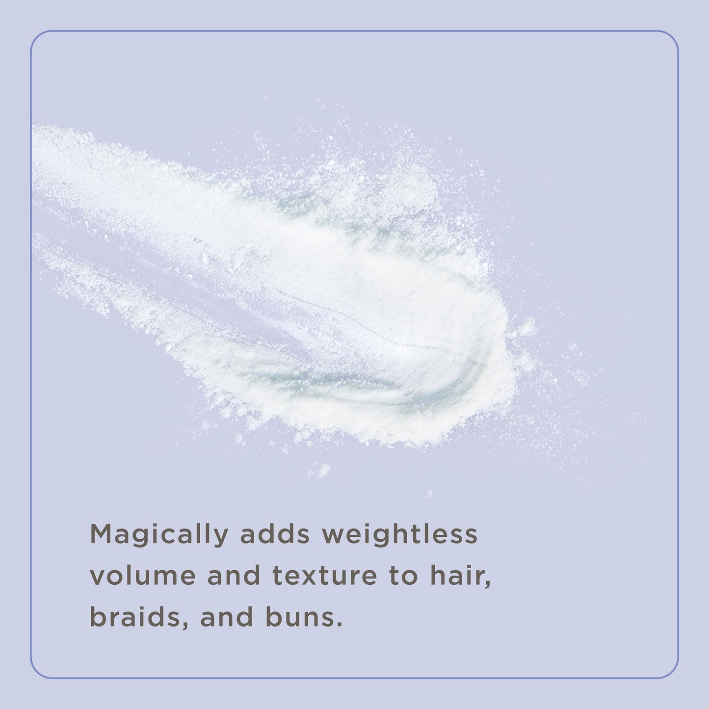 Close up of Hairitage texturizing powder packaging