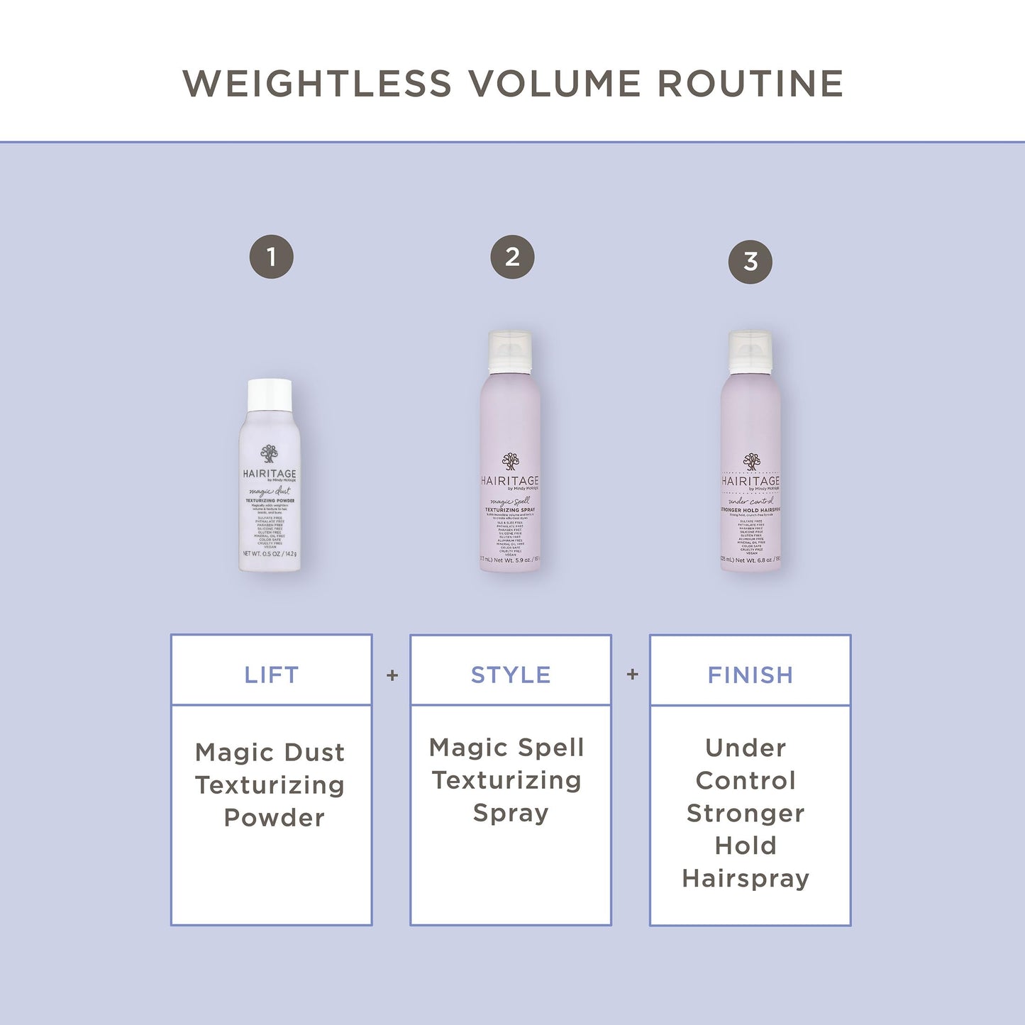 Professional hair volume powder for root lifting