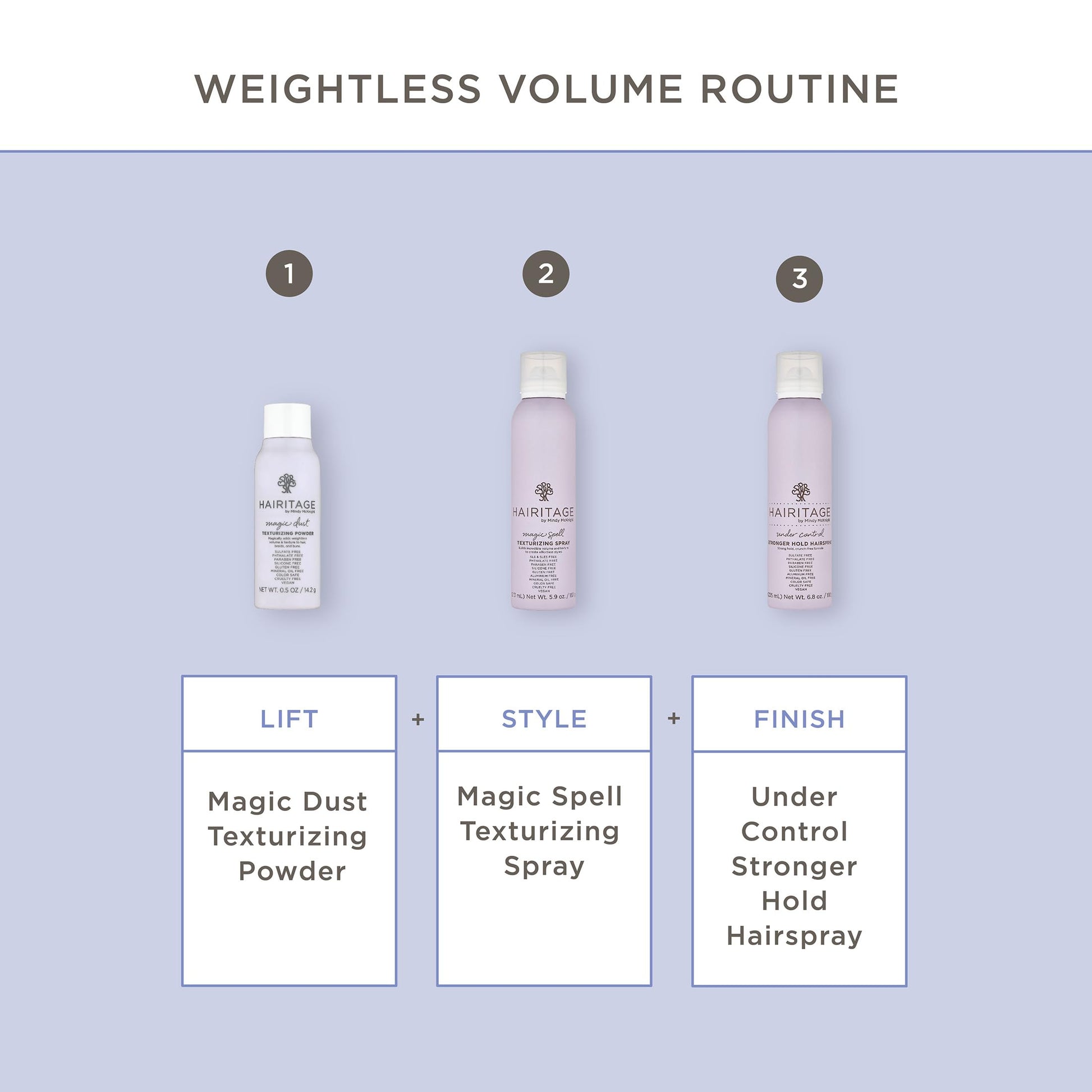 Professional hair volume powder for root lifting