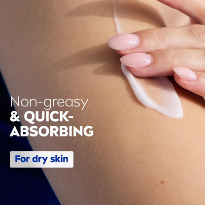Close up of Nivea Shea Nourish ingredients label
