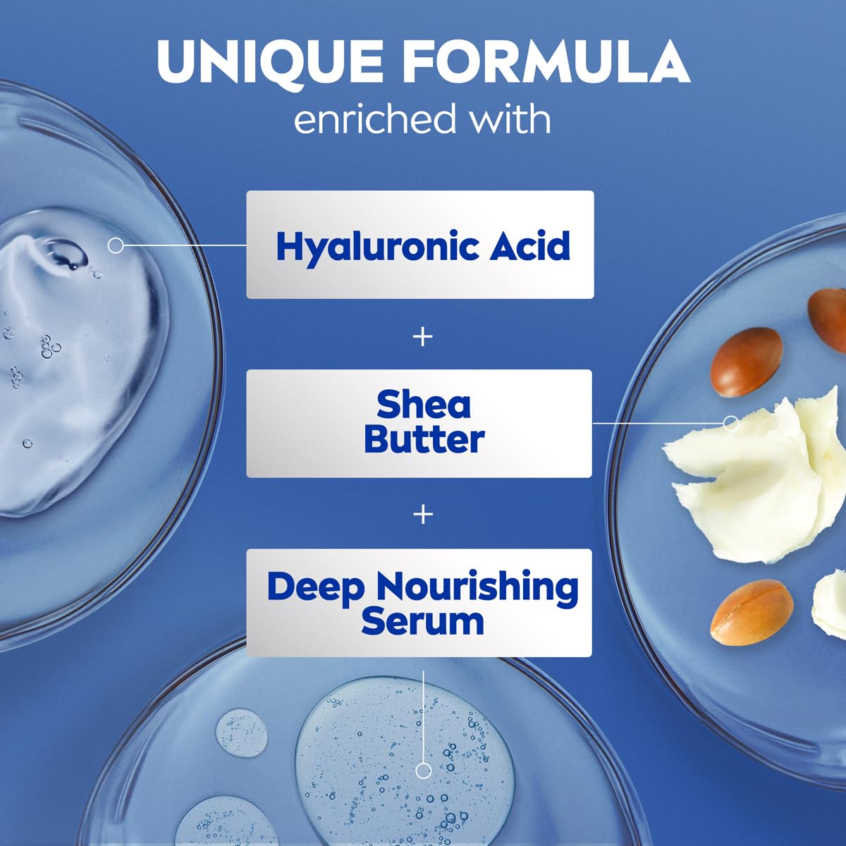 Nivea Shea Nourish Body Lotion being applied to arm