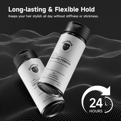 BlackMask hair powder for men dry hair styling