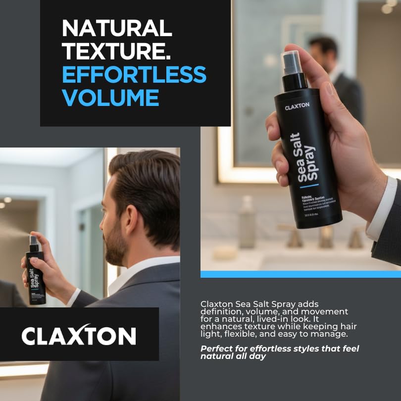 Claxton hair texturizing mist for authentic USA imported beauty look