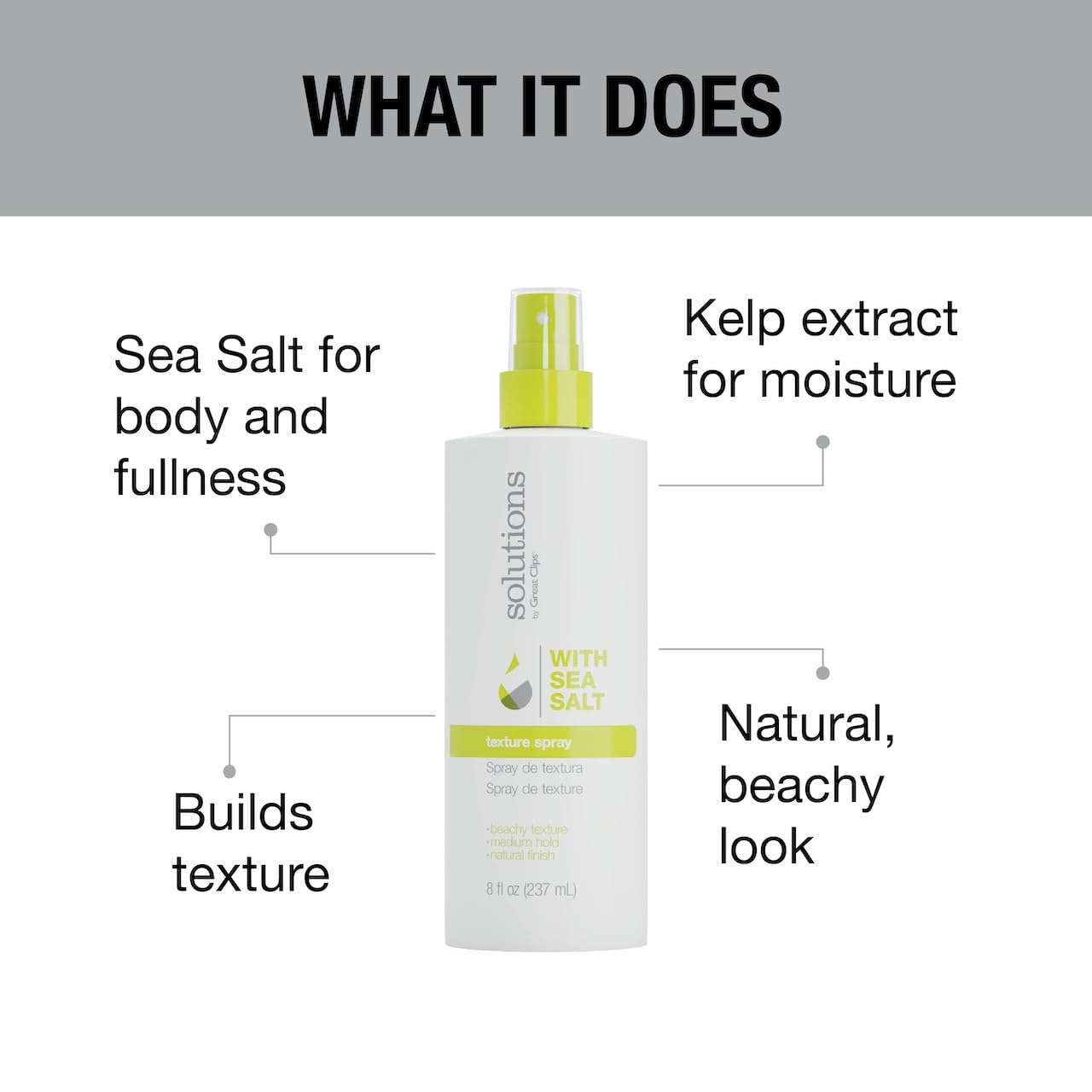 Great Clips texturizing spray for beachy waves
