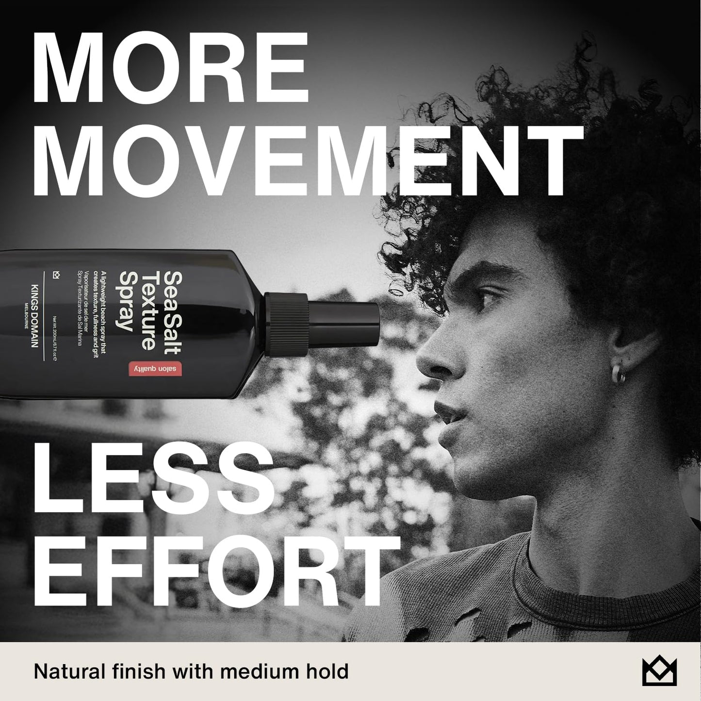 Professional barber grade sea salt spray 200ml