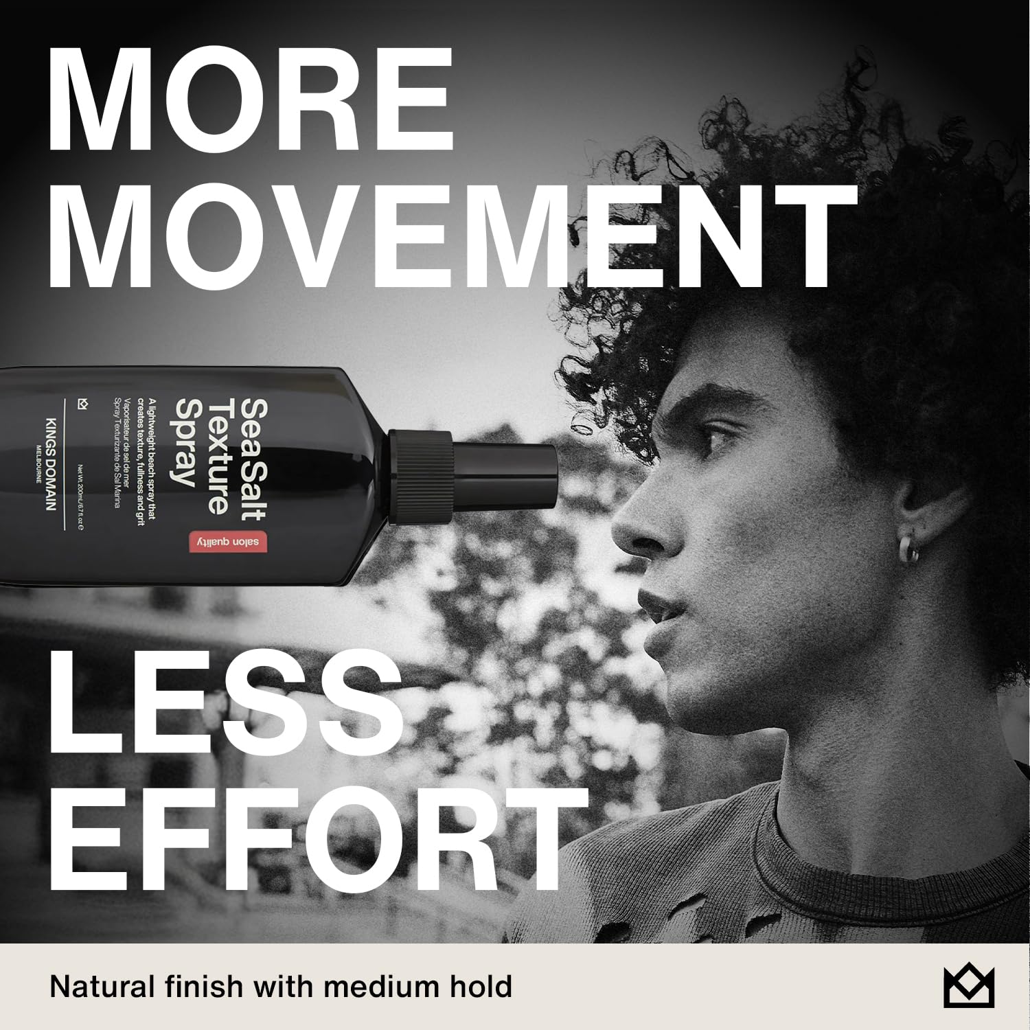 Professional barber grade sea salt spray 200ml