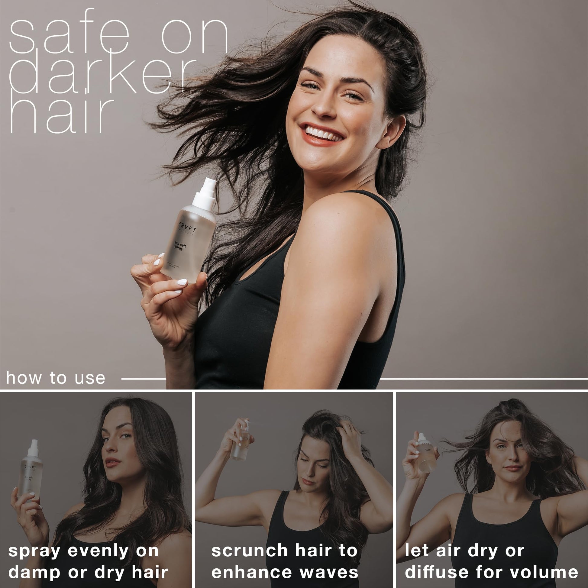 Authentic USA imported Hair Craft Co. sea salt spray
