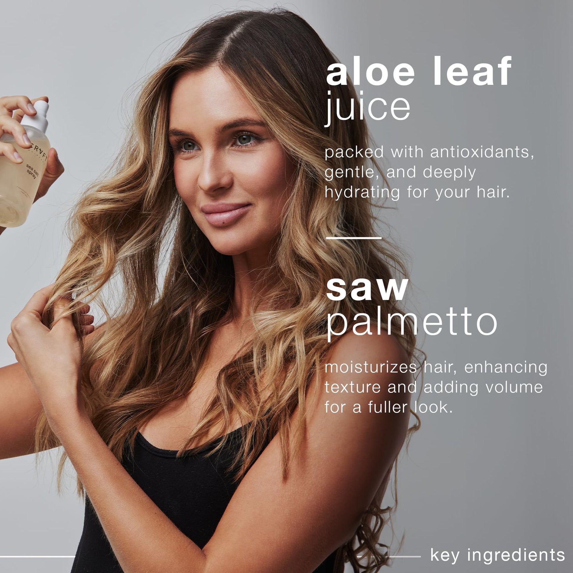 Matte finish volume spray for all hair types
