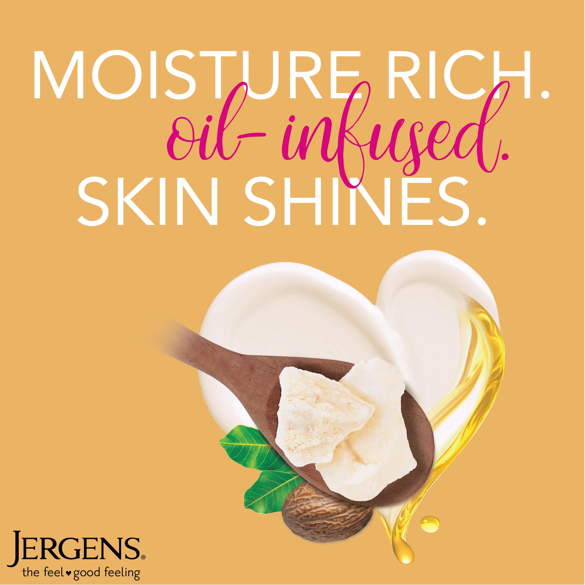 Texture of Jergens Deep Conditioning Shea Butter lotion