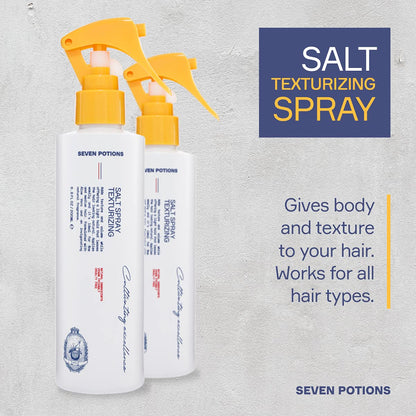 Seven Potions salt spray ingredients and volume features