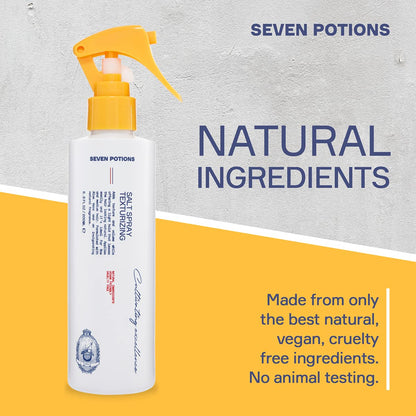 Seven Potions hair styling spray for beach waves