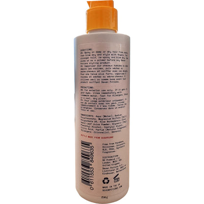 Seven Potions 200 ml salt spray bottle label detail