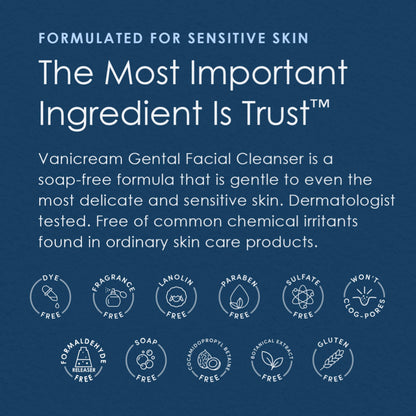 Authentic Vanicream skincare cream for sensitive skin
