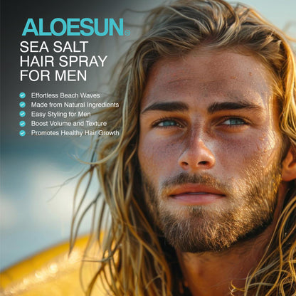 ALOESUN volume booster bottle showing side label instructions and benefits