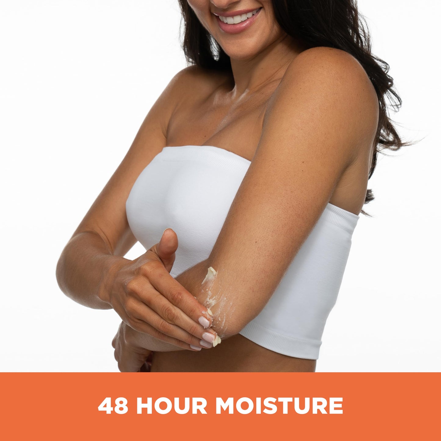 Palmer's nourishing body moisturizer jar with open lid
