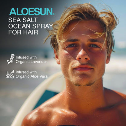 ALOESUN lightweight hold texturizing spray lifestyle display for daily styling