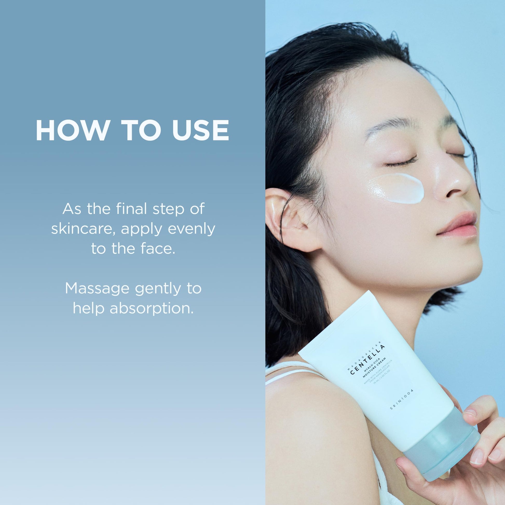 Hyaluronic acid and Centella face cream 75ml