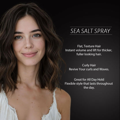 Crownnaturally non greasy texturizing spray formula details view