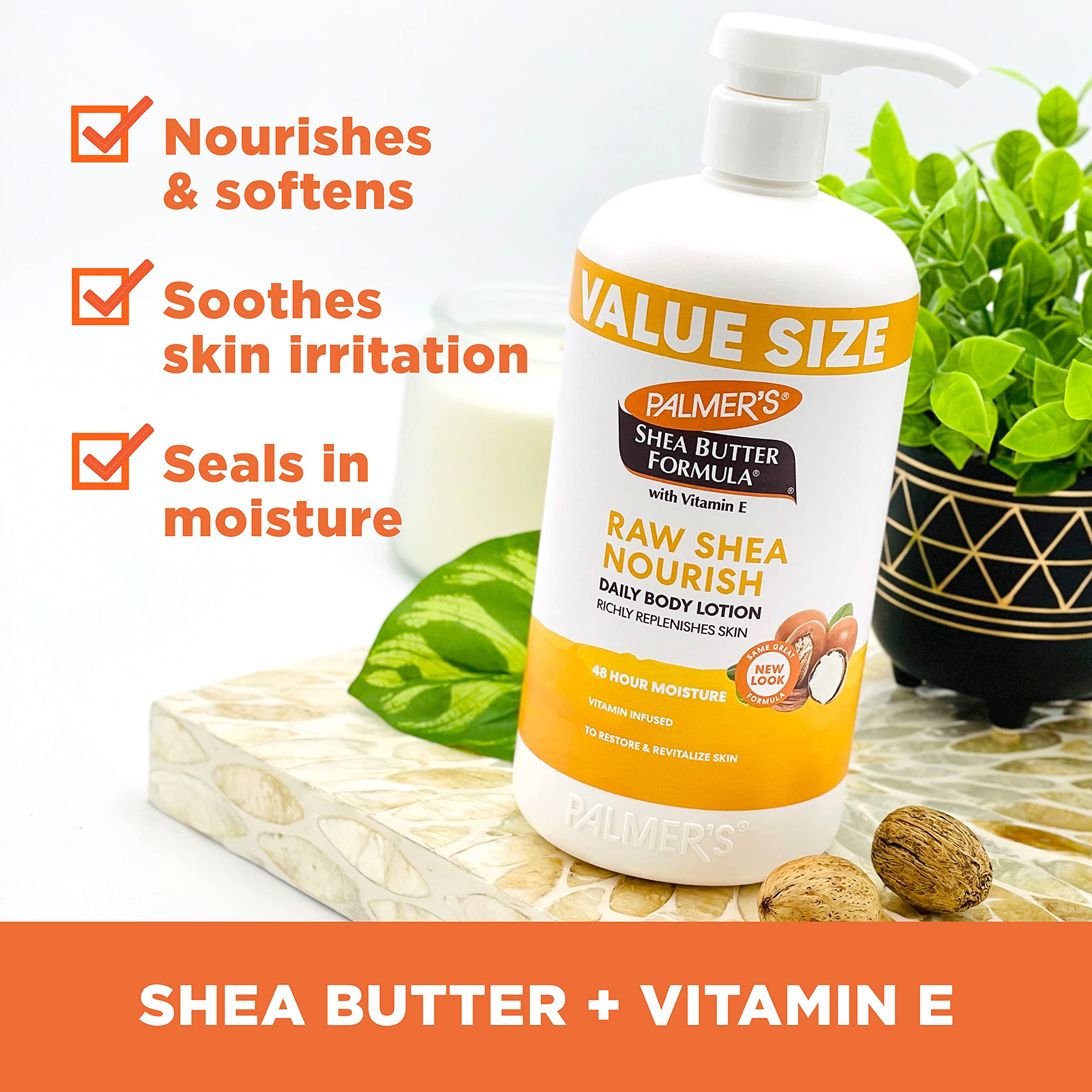Palmer's Shea Butter body moisturizer ingredients label