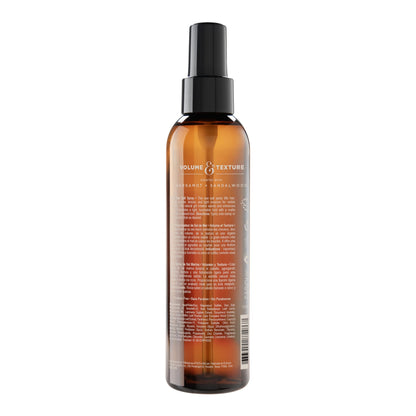 CHI Pour Homme men's sea salt spray bottle showing volume and texture benefits