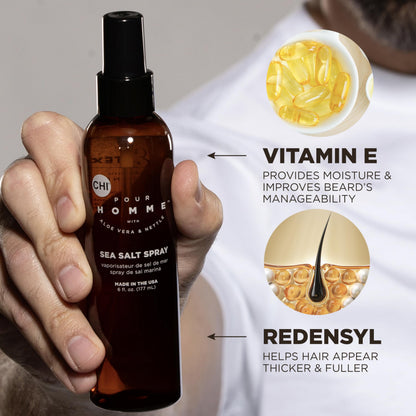 USA imported CHI grooming spray for adding volume and grit to men's hair