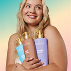 Jergens Shea Fusion Warm Amber body lotion back view directions