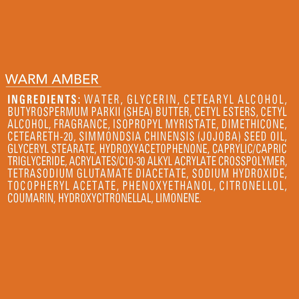 Jergens Shea Fusion Warm Amber body lotion size reference fourteen fluid ounce