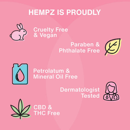 Lifestyle shot of Hempz Sweet Jasmine and Rose body moisturizer
