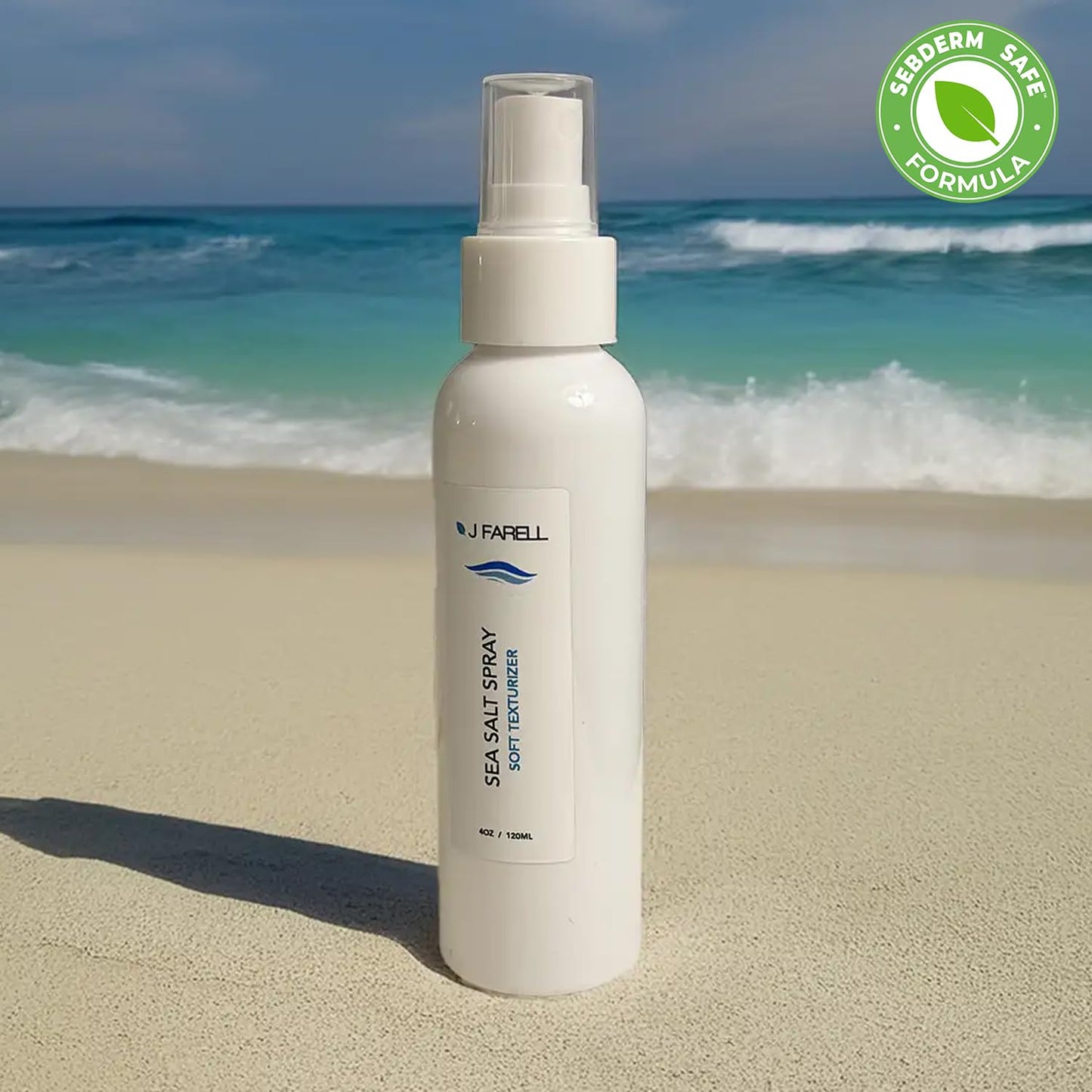 J FARELL organic seborrheic dermatitis safe hair styling spray