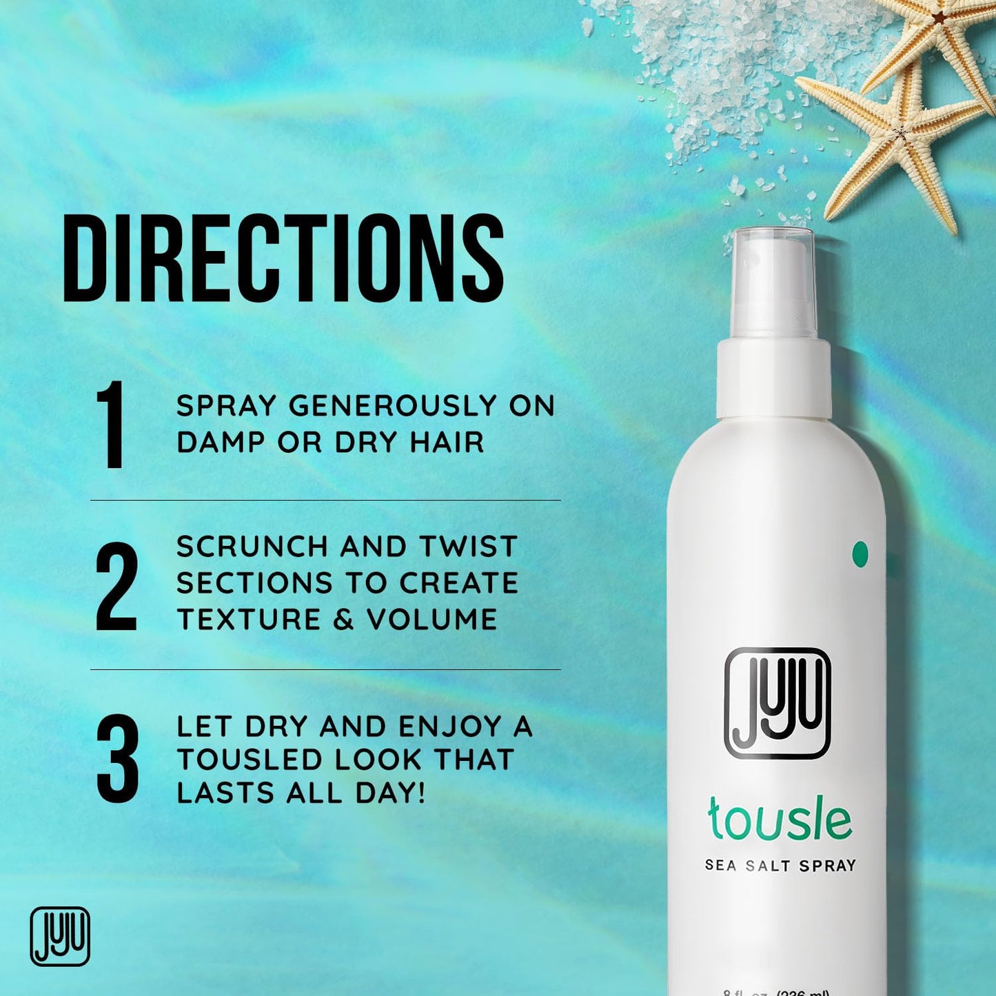 Authentic USA imported Juju Chan sea salt spray 8 fluid ounce