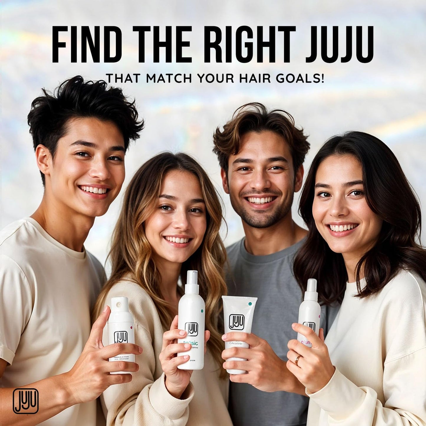 Juju Chan sea salt spray for men and women branding