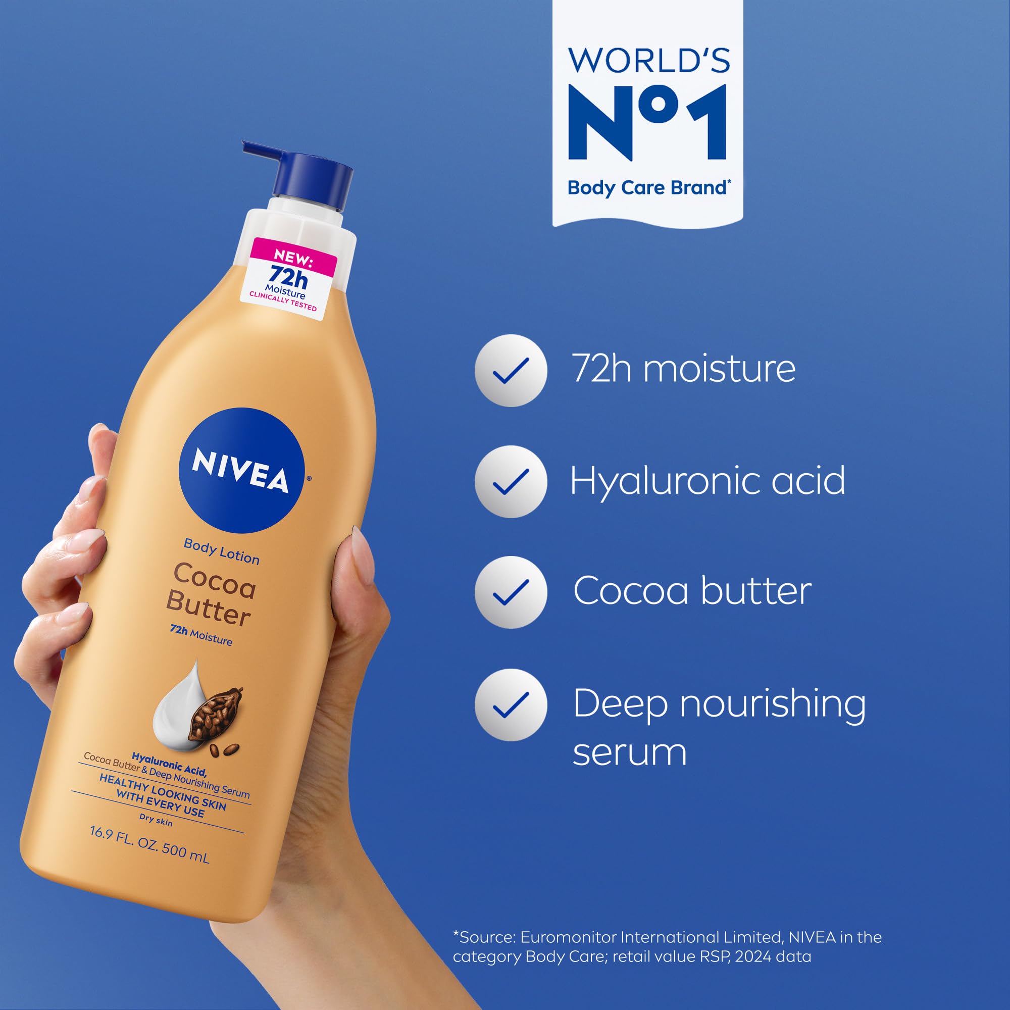 Nivea body lotion pump mechanism detail
