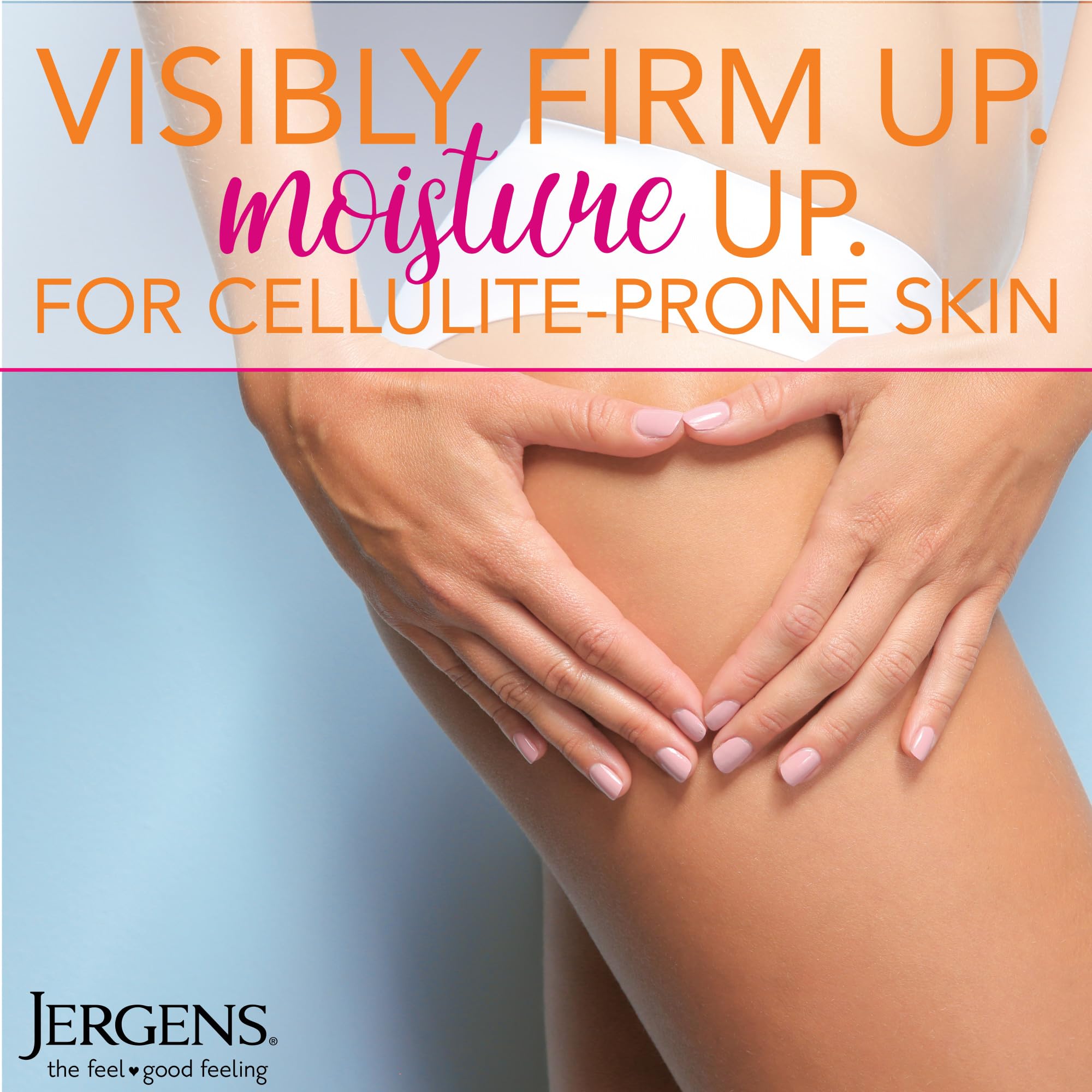 Jergens skin firming body lotion pump dispenser detail