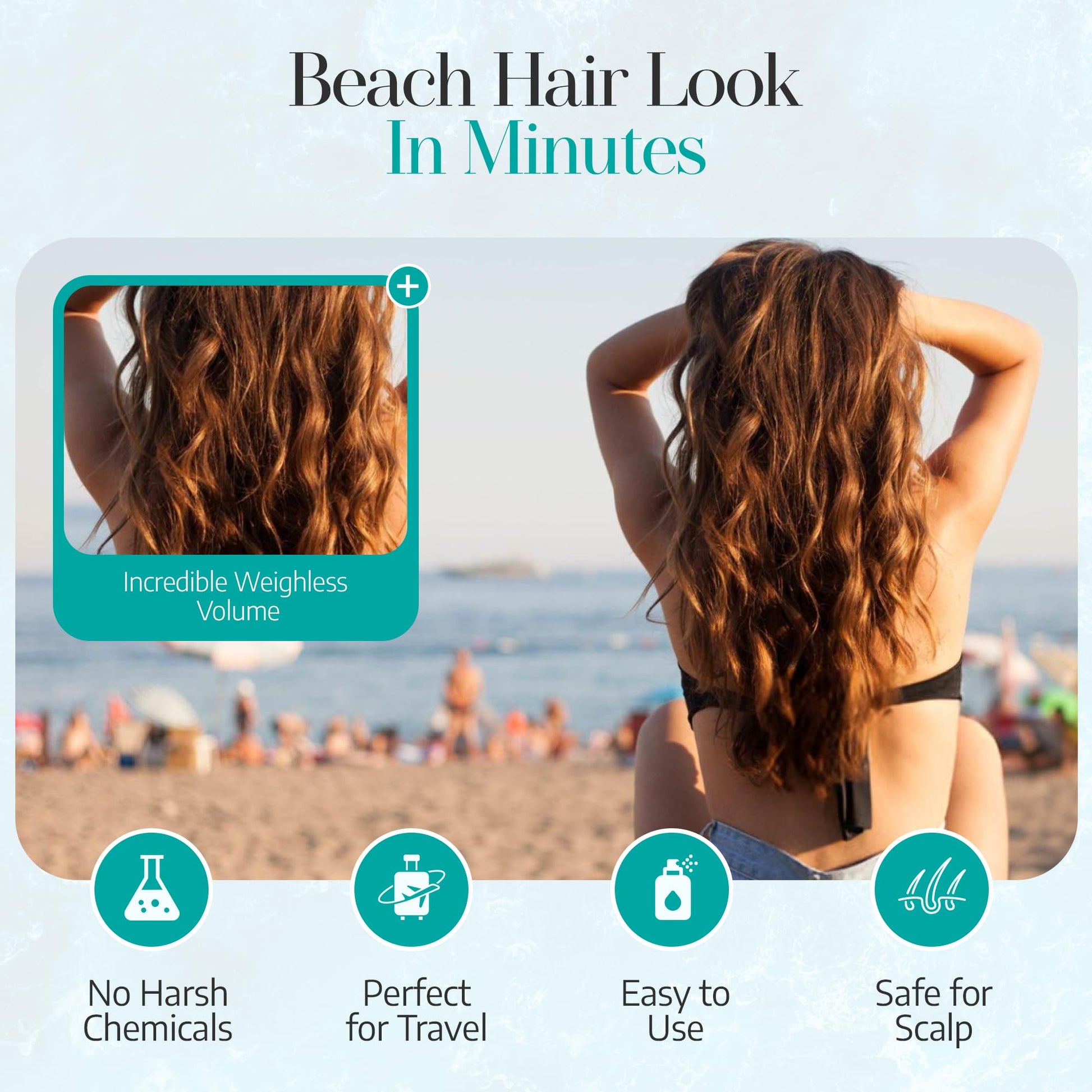 Premium matte finish hair styling spray for men and women
