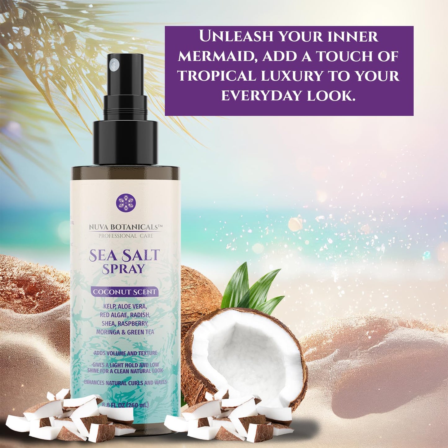 Detailed view of the spray nozzle for Nuva Botanicals texturizing spray.