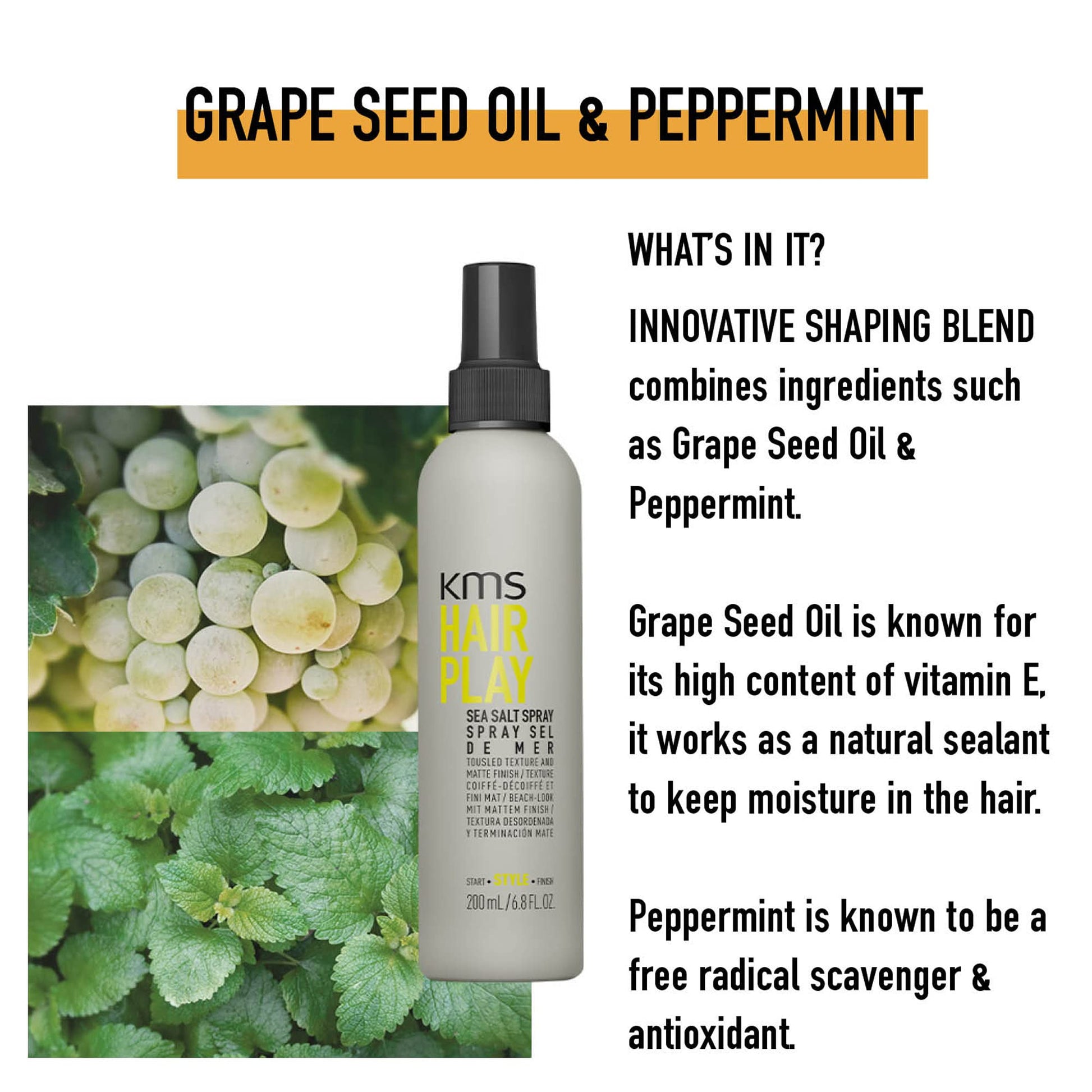 KMS Hairplay professional hair styling mist