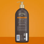 Gold Bond daily body and hand lotion label and features