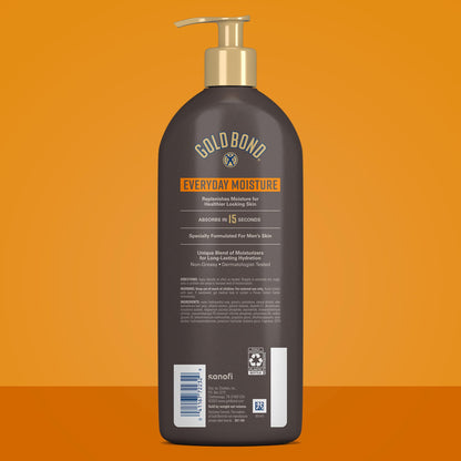 Gold Bond Men's lotion bottle pump mechanism detail