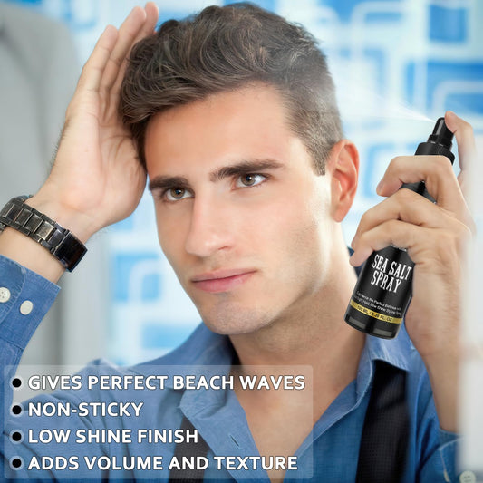 Two bottles of Leponix hair texturizing spray