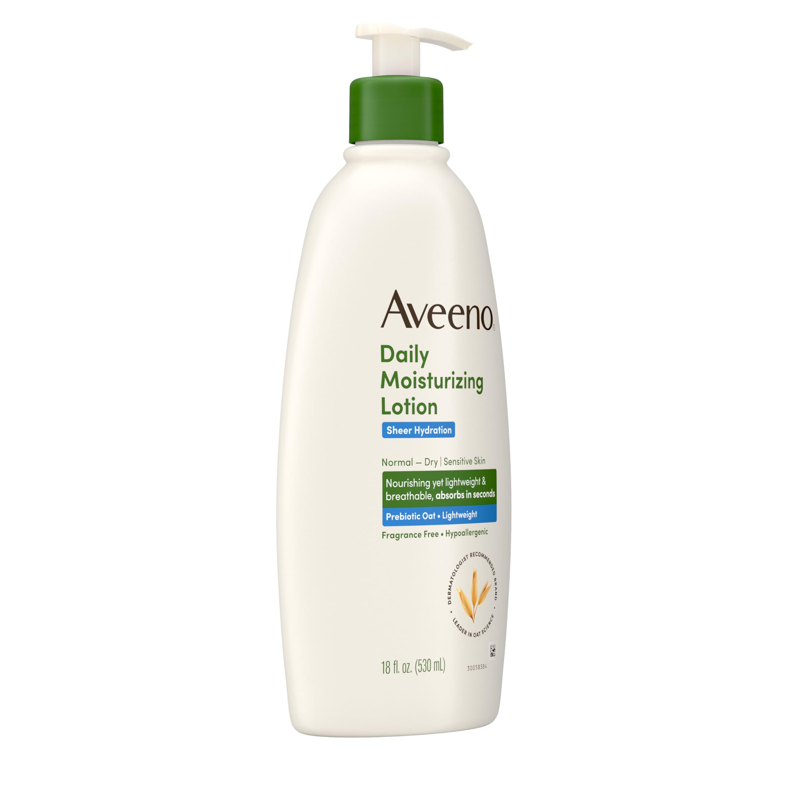 Fast absorbing non greasy imported daily body lotion eighteen ounces